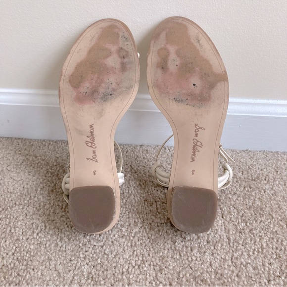 Sam Edelman white strappy sandals - Picture 6 of 8